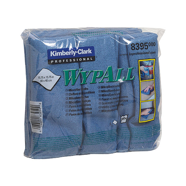 Wypall Microfibre Cloth Blu Pk6 8395