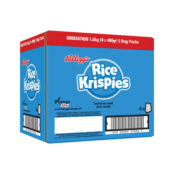 Kelloggs Rice Krispies 400g Pk4