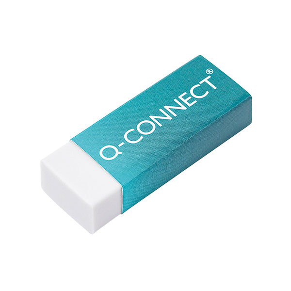 Q-Connect PVC Eraser White Pk20