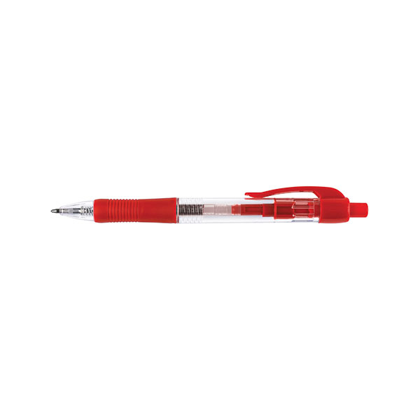 Q-Connect Retractable B/P Pen Red