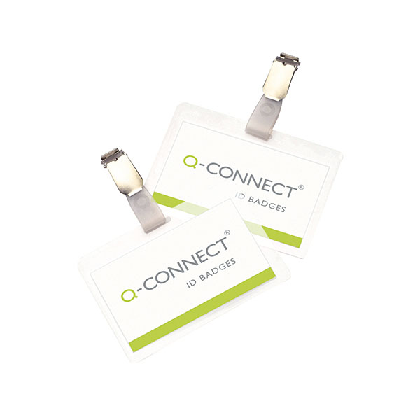 Q-Connect Hot Lam ID Badge Pk25