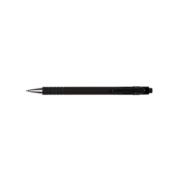 Q-Connect Lamda Ball Pen Black Pk12