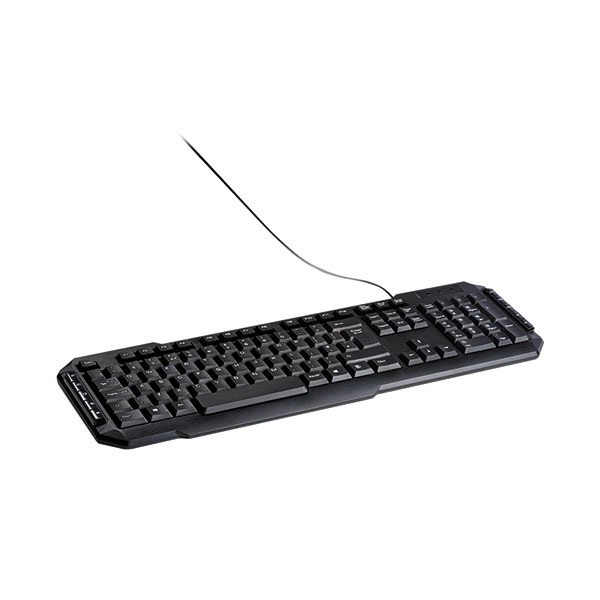 Q-Connect Black Wired Keyboard