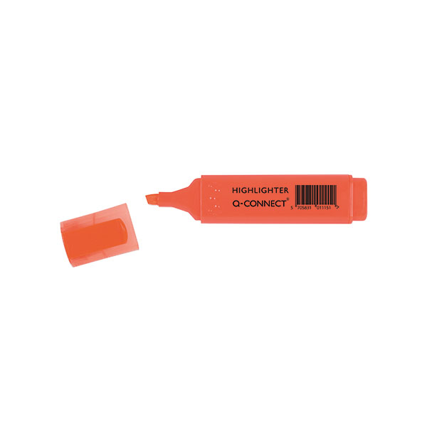Q-Connect Highlighter Pen Orange P10