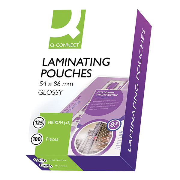 Q-Connect Laminating Pouch Pk100