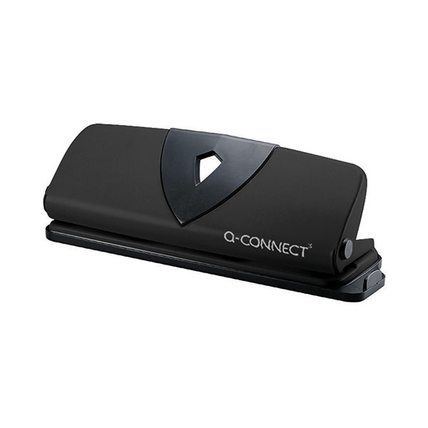 Q-Connect Black 4 Hole Punch 75-P