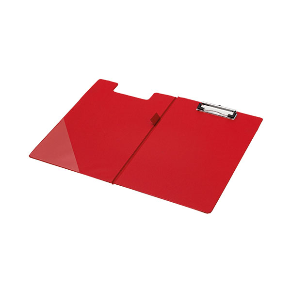 Q-Connect PVC Fold Clipboard FS Red