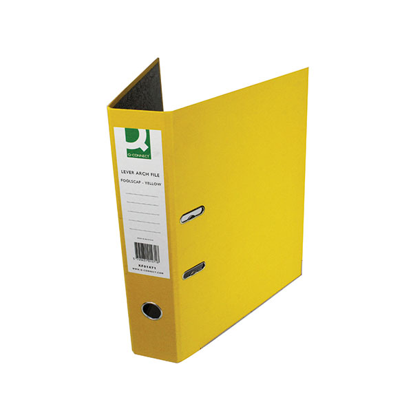 Q-Connect Lever Arch File Fs Yellow