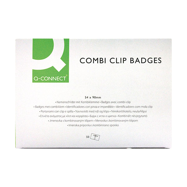 Q-Connect Combination Badge Pk50