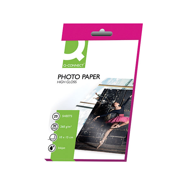 Q-Connect Photo Paper High Gloss P25