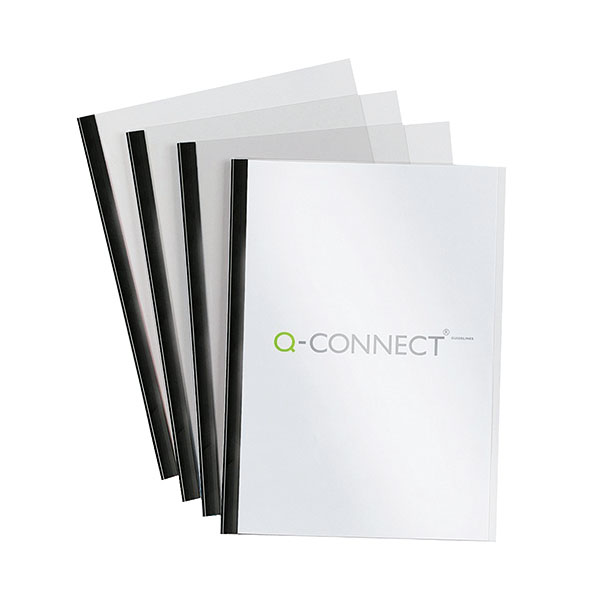 Q-Connect A4 Slide Binder/Cover Blk