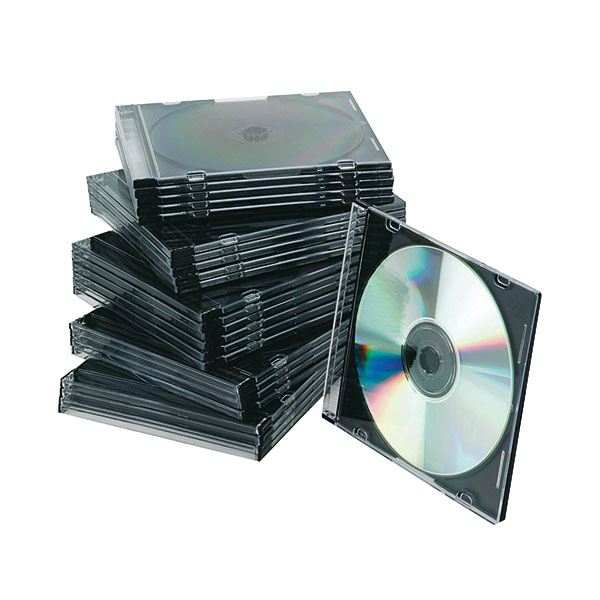 Q-Connect CD Jewel Case Slim Blk P25