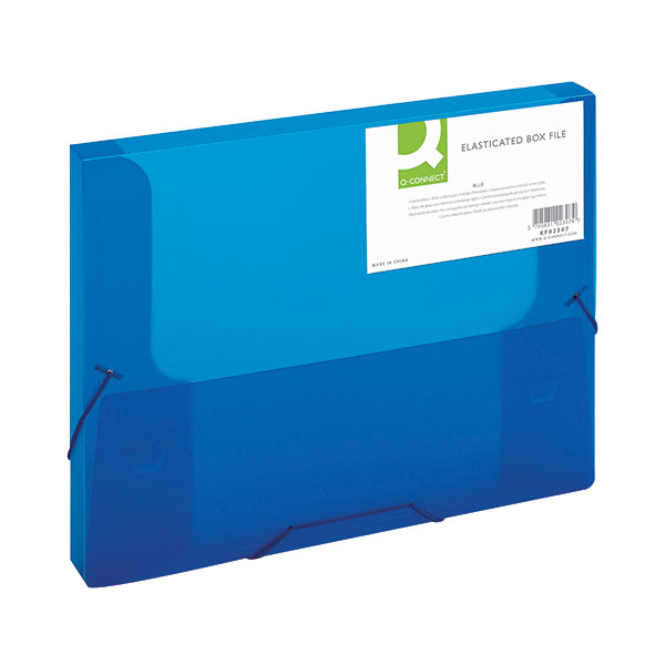 Q-Connect Elastic 25mm Folder A4 Blu