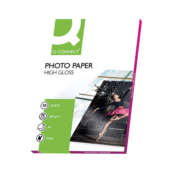 Q-Connect A4 High Gloss Photo Paper