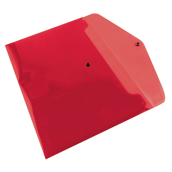 Q-Connect Doc Folder A4 Red Pk12