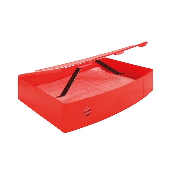 Q-Connect Box Foolscap Red