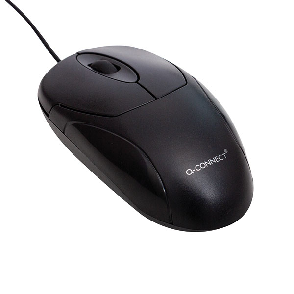 Q-Connect Scroll Wheel Mouse Black