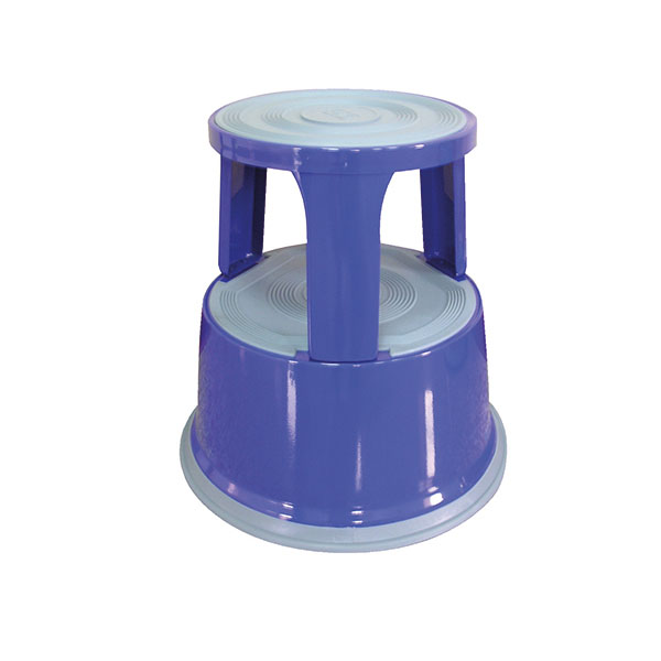 Q-Connect Blue Metal Step Stool