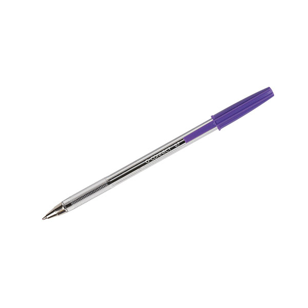 Q-Connect Md Violet Blpoint Pen Pk50