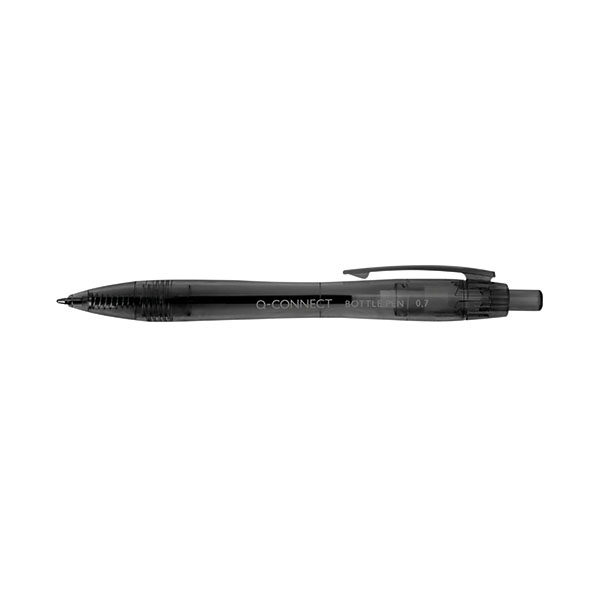 Q-Connect Ballpoint 0.7mm Black Pk10