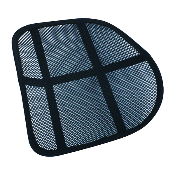 Q-Connect Black Mesh Back Support