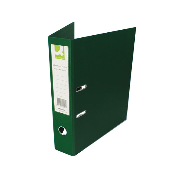 Q-Connect Lach Foolscap Green Pk10