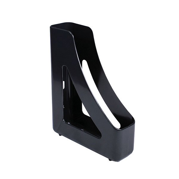 Q-Connect Exec Magazine Rack Black