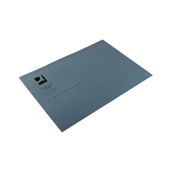 Q-Connect Sq Cut Folder Fs Blue