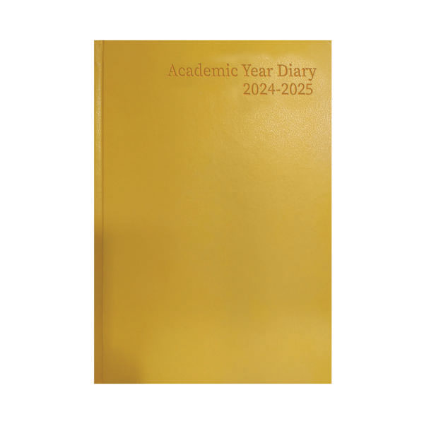 Academic Diary WTV A4 Yellow 2024-25