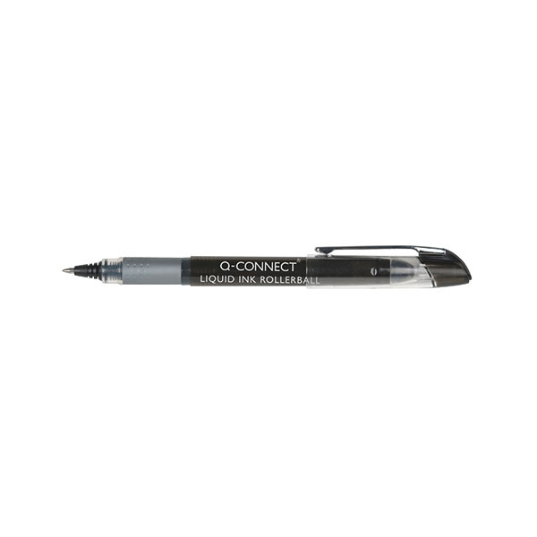 Q-Connect Rollerball Liq Ink Bk Pk10