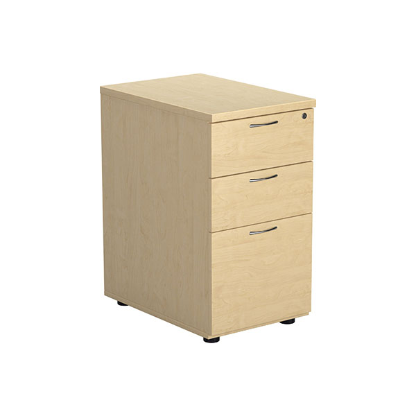 Jemini 3 Drw Desk High Maple