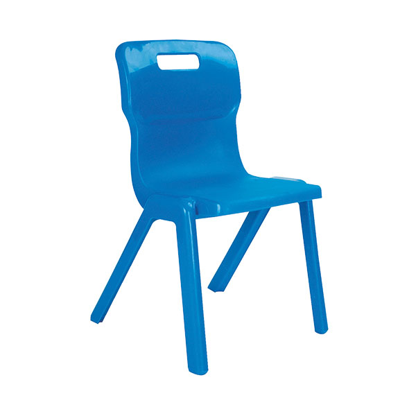 Titan One Piece Clsm Chair Blue