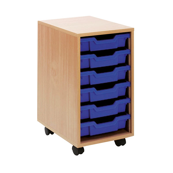 Jemini Mob Storage Unit 6 Beech