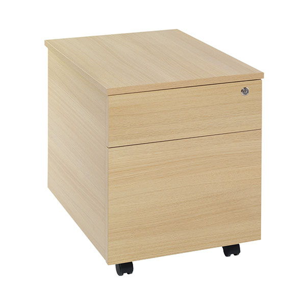 Serrion 2 Drw Mob Ped Ferrera Oak