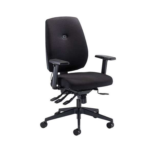 Cappela Agility Hbk Pst Chair Black