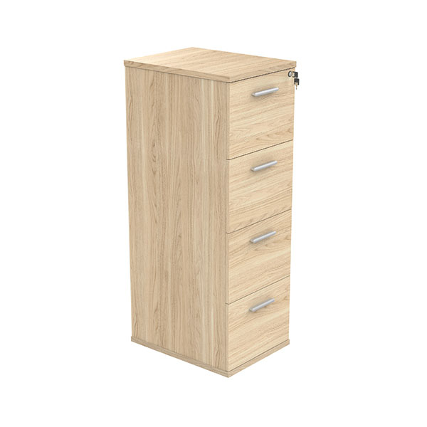 Polaris 4 Drw Filing Cabinet Can Oak