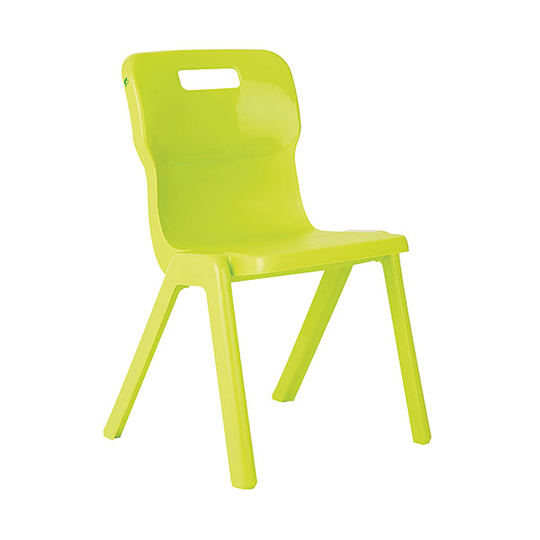 Titan One Piece Clsm Chair Lime