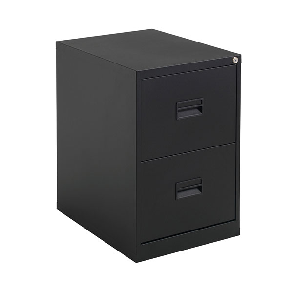 Talos 2 Drw Filing Cab Black