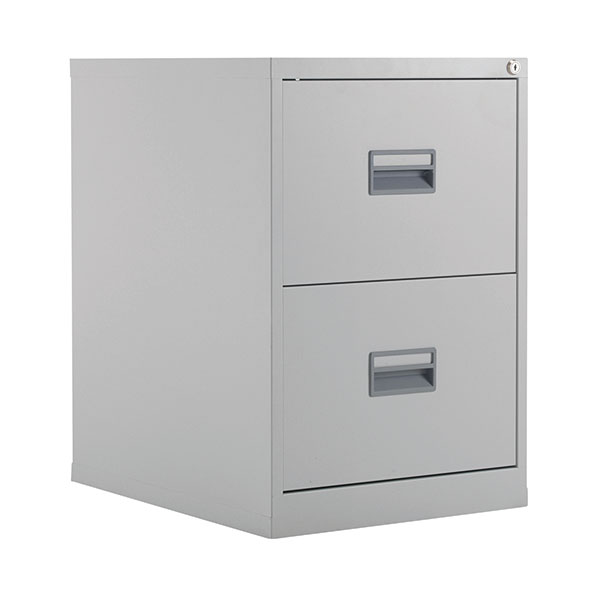 Talos 2 Drw Filing Cab Grey