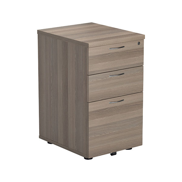 Jemini 3 Drw Tall Mob Grey Oak