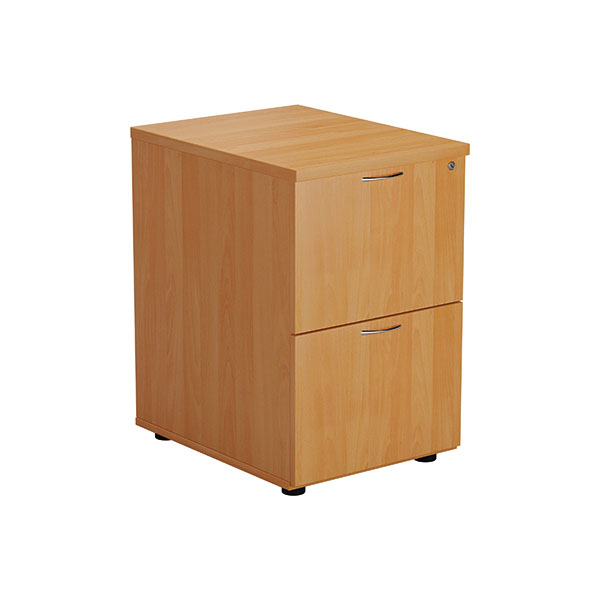 Jemini 2 Drawer Filing Cabinet Beech