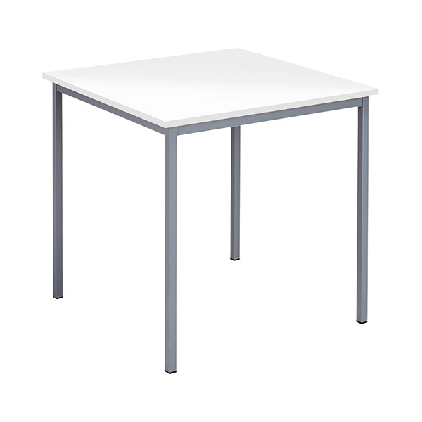 Serrion Square Table 750mm White