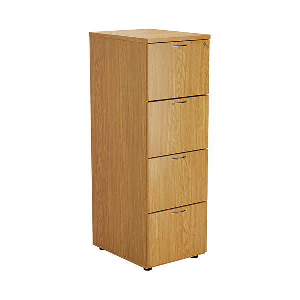 First 4Drw Filing Cabinet Nova Oak