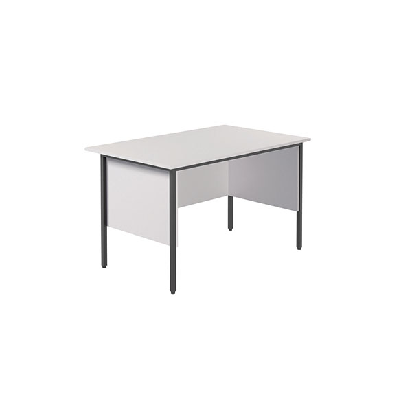 Serrion Rect 4 Leg Desk White