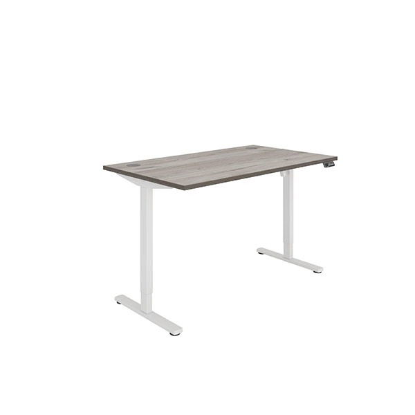 Astin Sit/Stand Desk 1400mm Al GOak