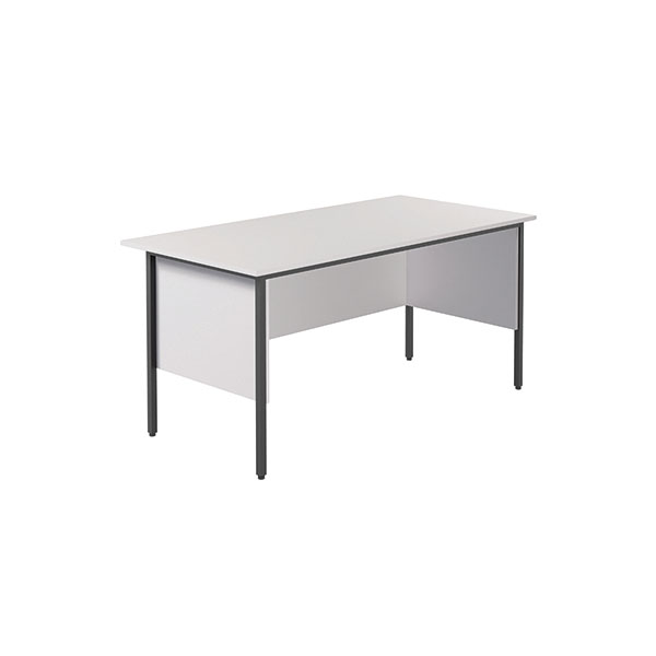 Serrion Rect 4 Leg Desk White