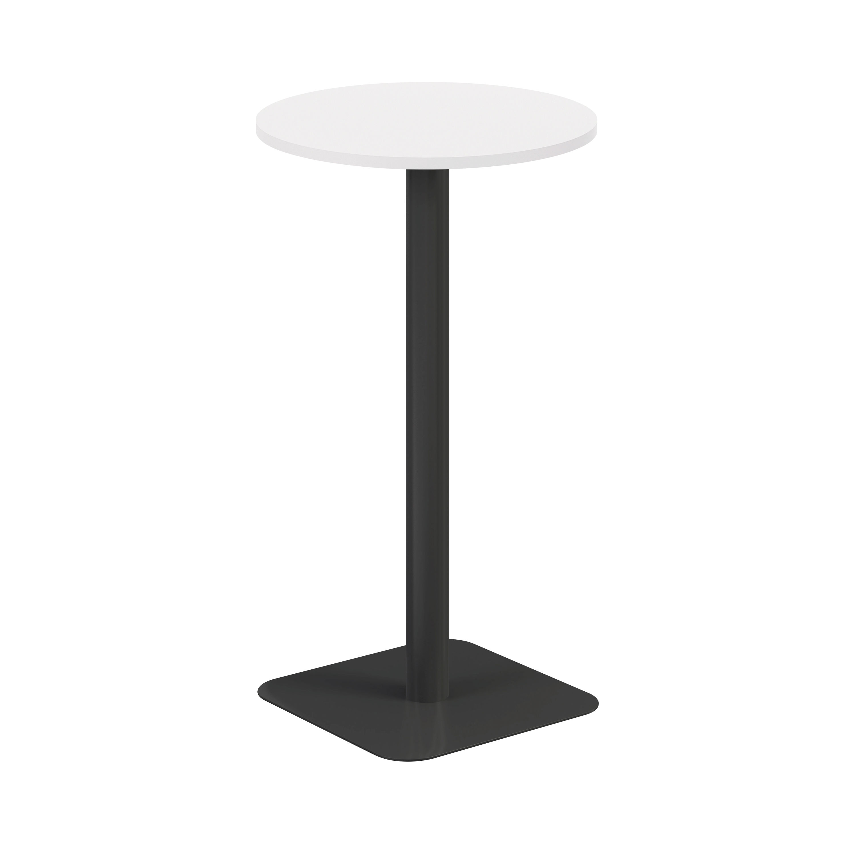 Origin 600mm High Table Wht/Blk