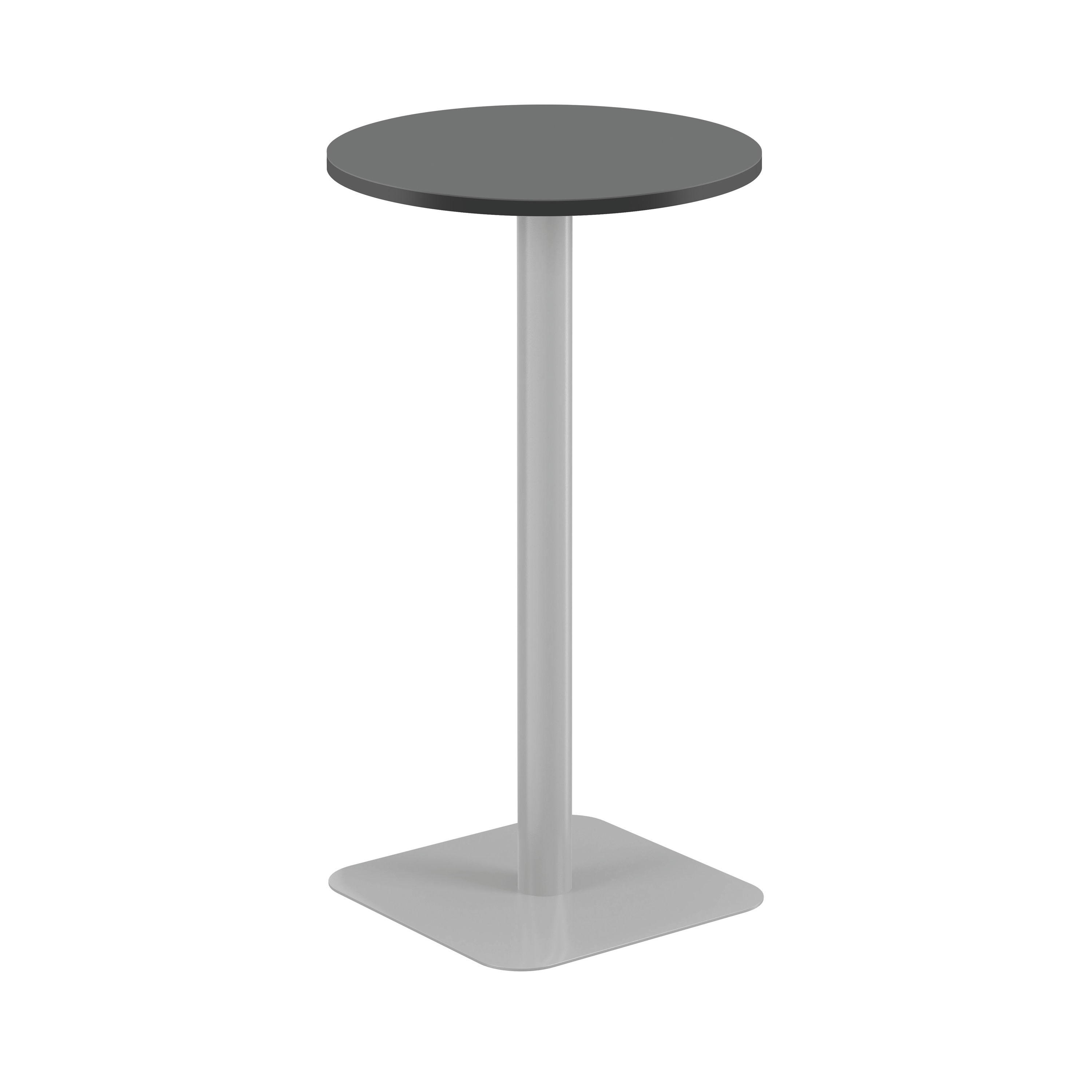 Origin 600mm High Table Blk/Silver