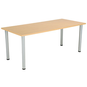 Origin 800mm Mid Table Wht/Blk
