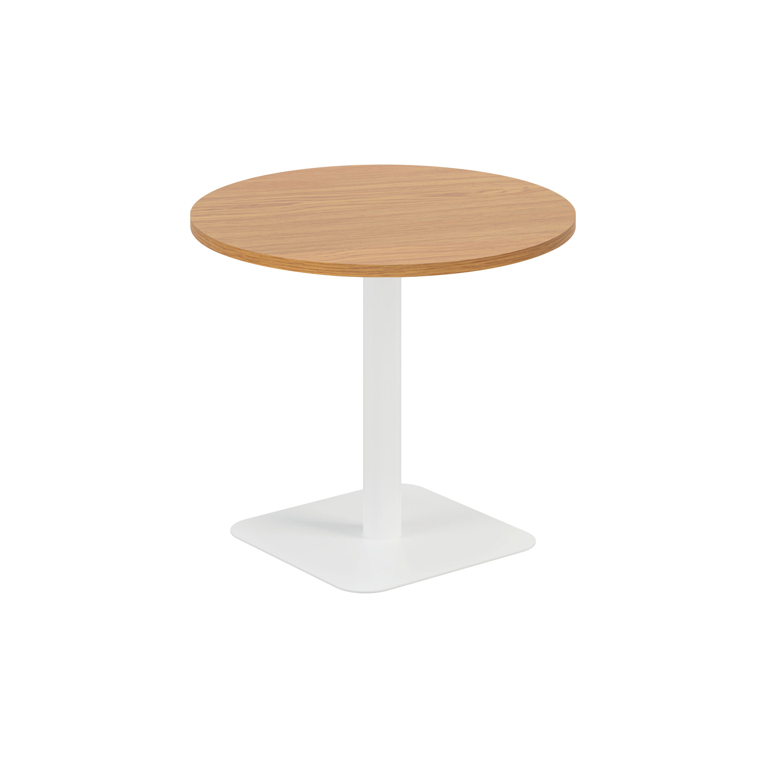 Origin 800mm Mid Table NOak/Wht